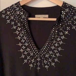 💎Neiman Marcus Joan Vass Jewel neck tunic **Gorgeous!!!**